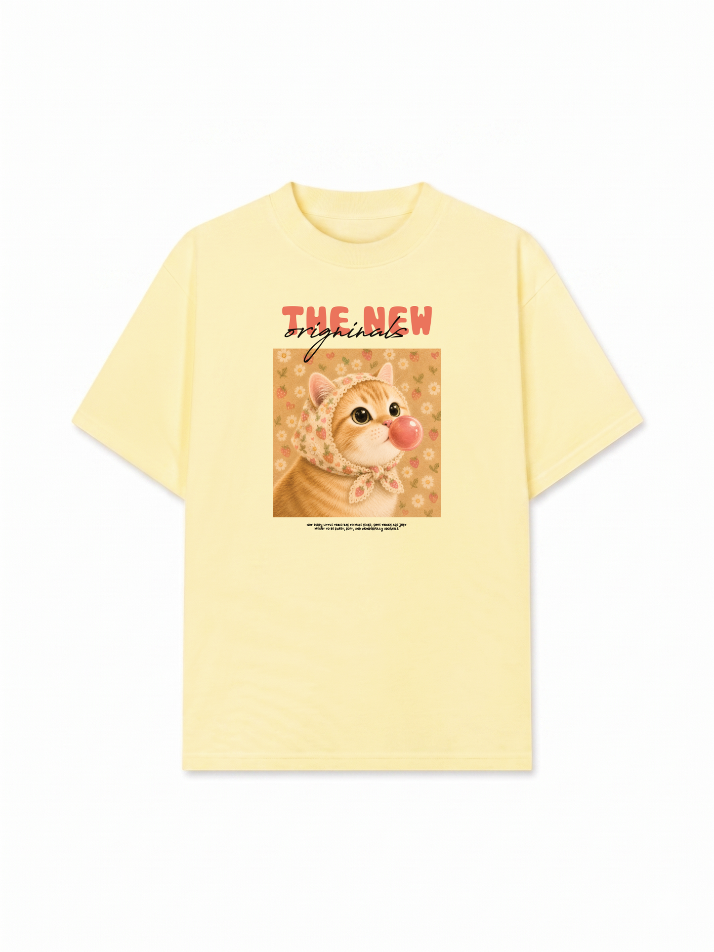 Áo Thun Relaxed Fit Honey Bubble Meow