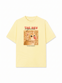 Áo Thun Relaxed Fit Honey Bubble Meow