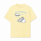 Áo Thun Relaxed Fit Animal Moods Lazy Cat
