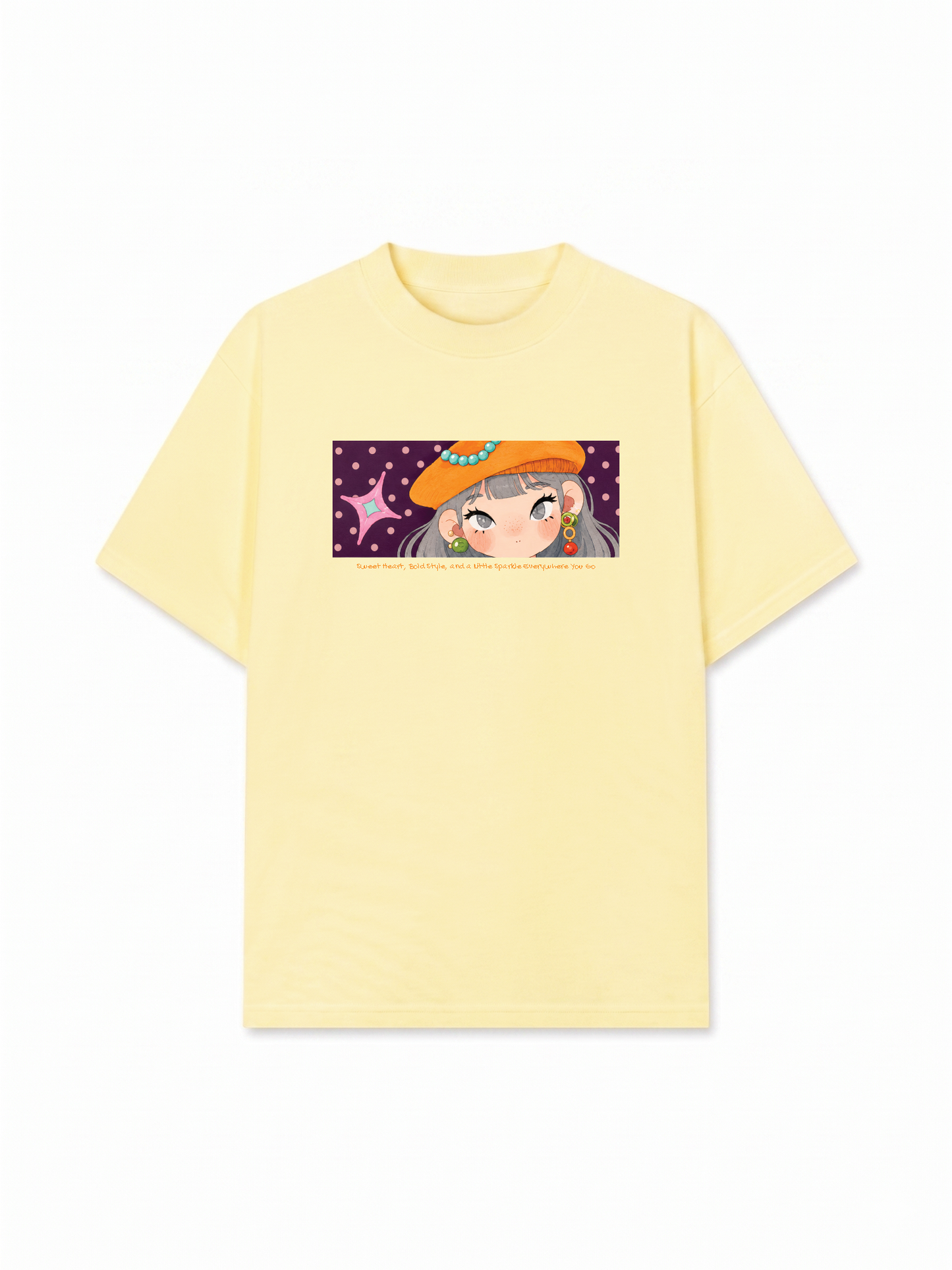 Áo Thun Relaxed Fit Orange Daydream Girl