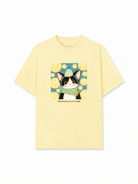 Áo Thun Relaxed Fit Lemon Reverie Meow
