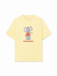 Áo Thun Relaxed Fit The Little Bow Elephant