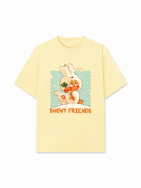 Áo Thun Relaxed Fit Snowy Friends