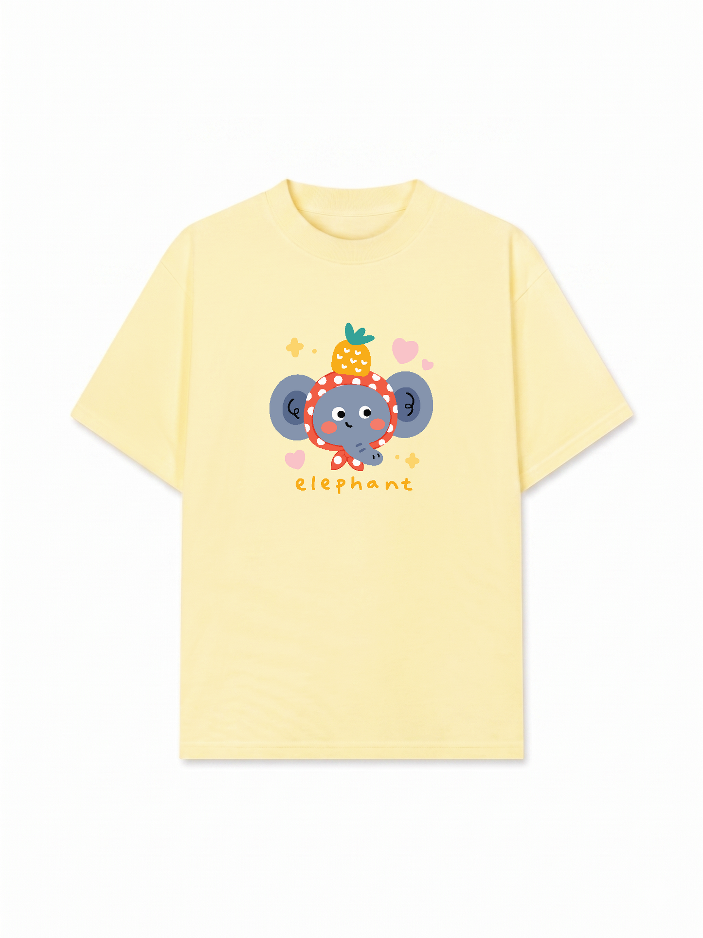 Áo Thun Relaxed Fit Pineapple Cutie Elephant