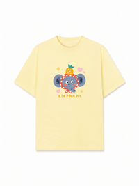 Áo Thun Relaxed Fit Pineapple Cutie Elephant
