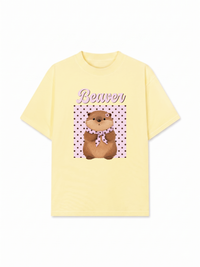 Áo Thun Relaxed Fit Animal Mood Sweet Beaver