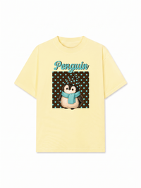 Áo Thun Relaxed Fit Animal Mood Cozy Penguin