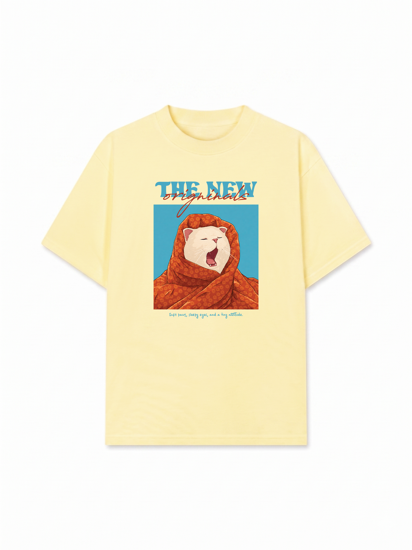 Áo Thun Relaxed Fit Sleepy Bloom Meow