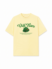 Áo Thun Relaxed Fit Mũ Cối Việt Nam