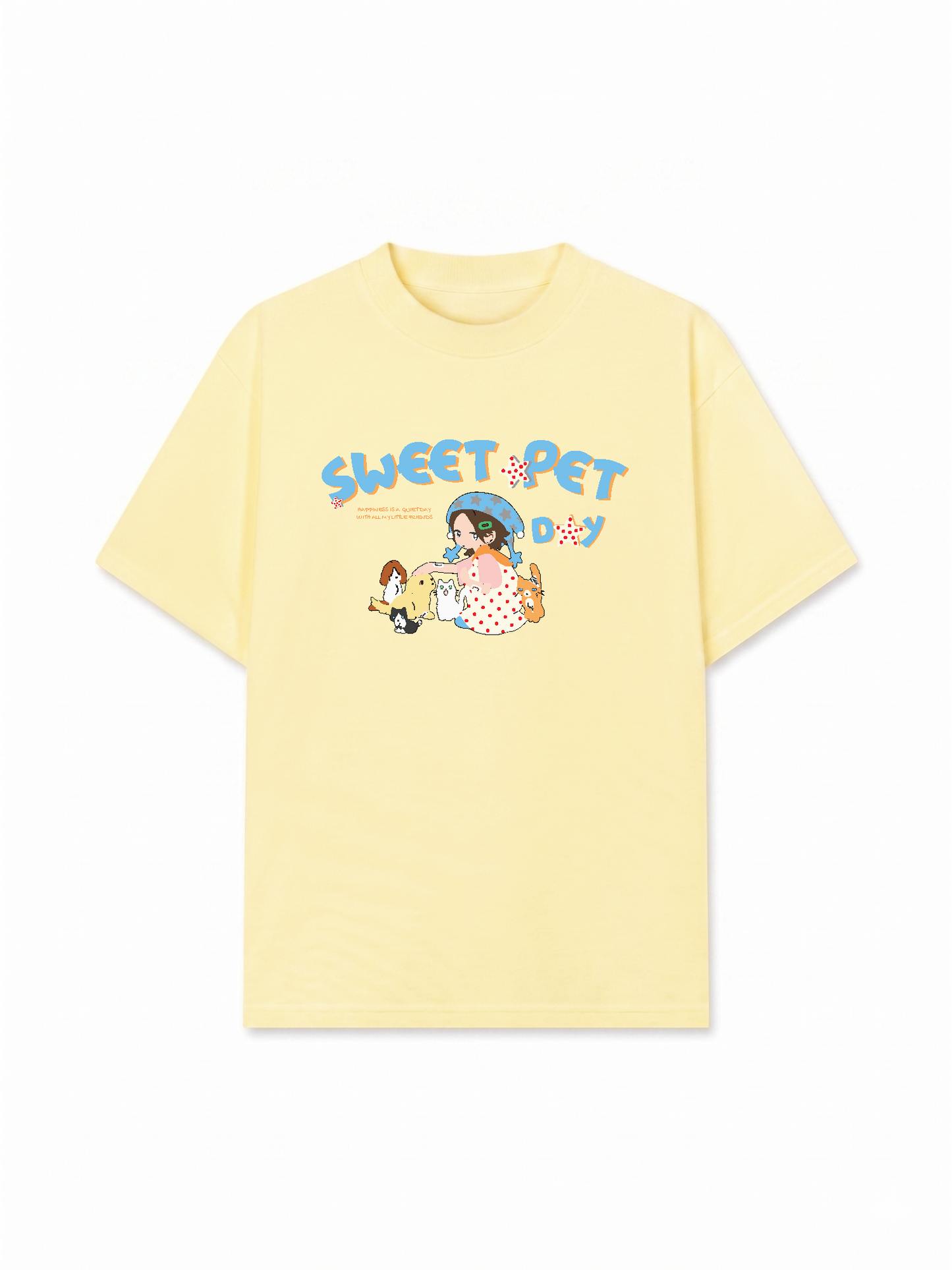 Áo Thun Relaxed Fit Sweet Pet Day