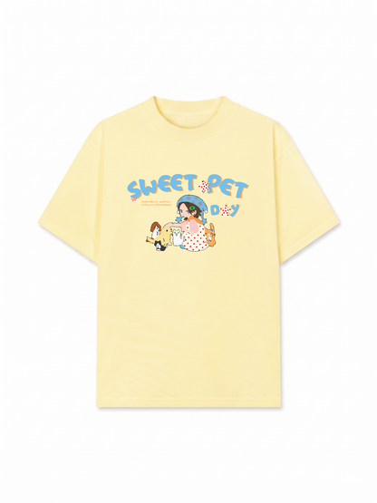 Áo Thun Relaxed Fit Sweet Pet Day