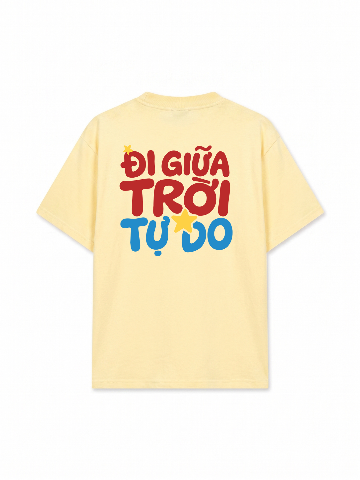 Áo Thun Relaxed Fit Đi Giữa Trời Tự Do