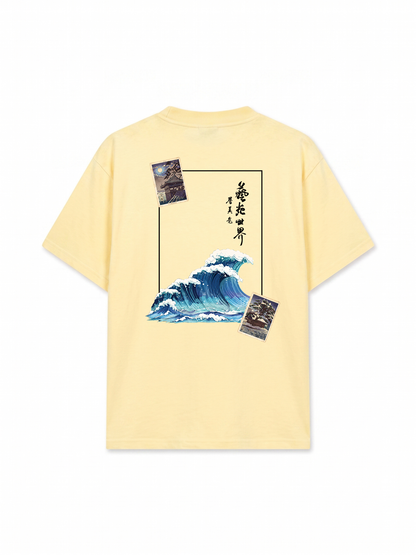 Áo Thun Relaxed Fit Janpan Sea