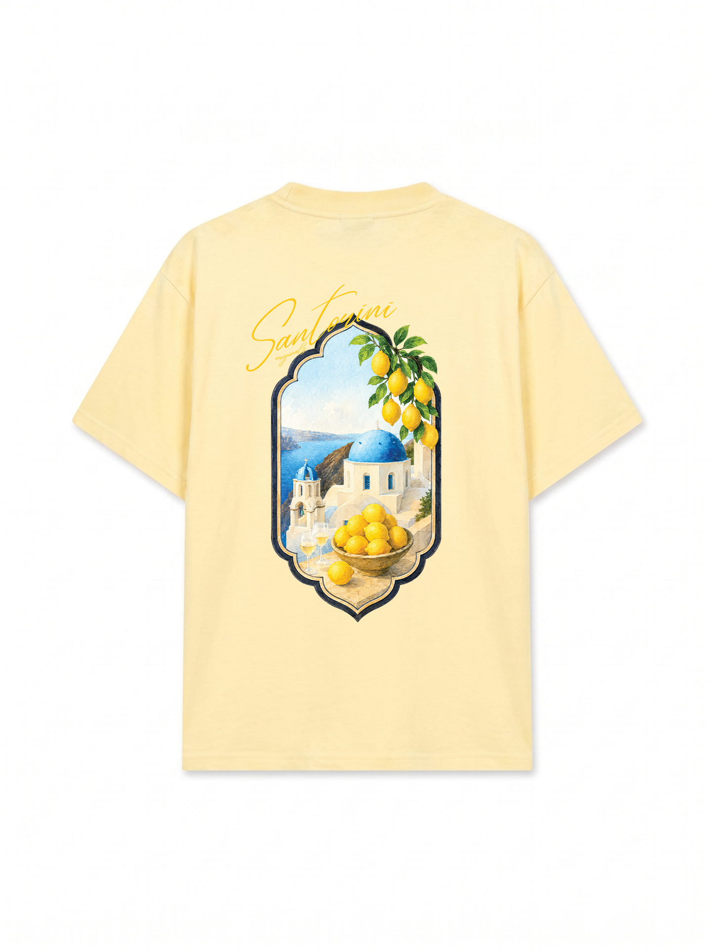 Áo Thun Relaxed Fit Santorini Lemon