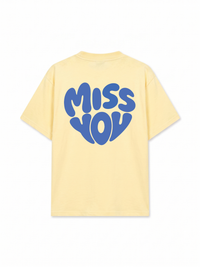 Áo Thun Relaxed Fit Miss You Typography