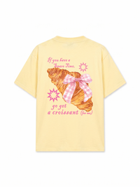 Áo Thun Relaxed Fit Go Get A Croissant