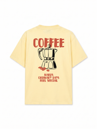 Áo Thun Relaxed Fit Coffee Makes Ordinary Day Feel Special