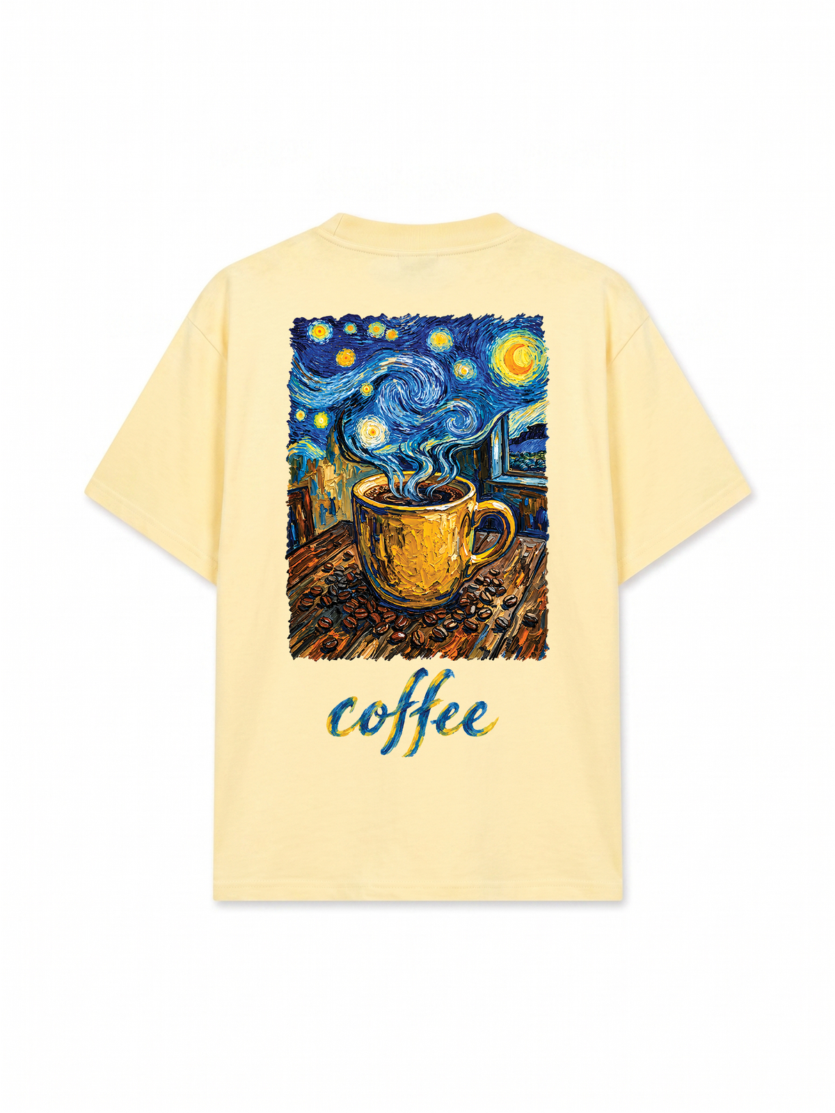 Áo Thun Relaxed Fit Coffee Vangogh