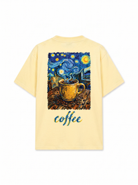 Áo Thun Relaxed Fit Coffee Vangogh