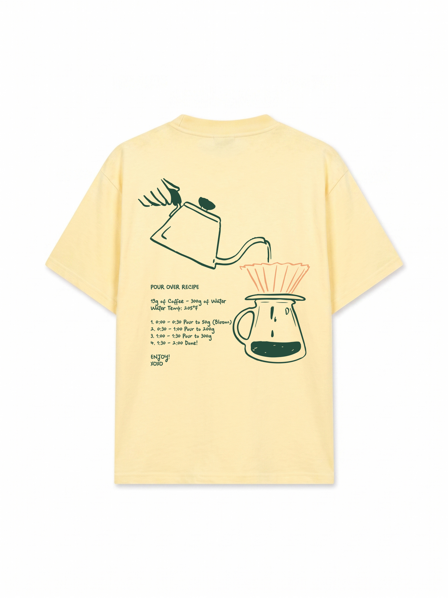 Áo Thun Relaxed Fit Pour Over Recipe
