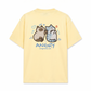 Áo Thun Relaxed Fit Angry Luv Cat Couple