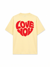 Áo Thun Relaxed Fit Love You Typography