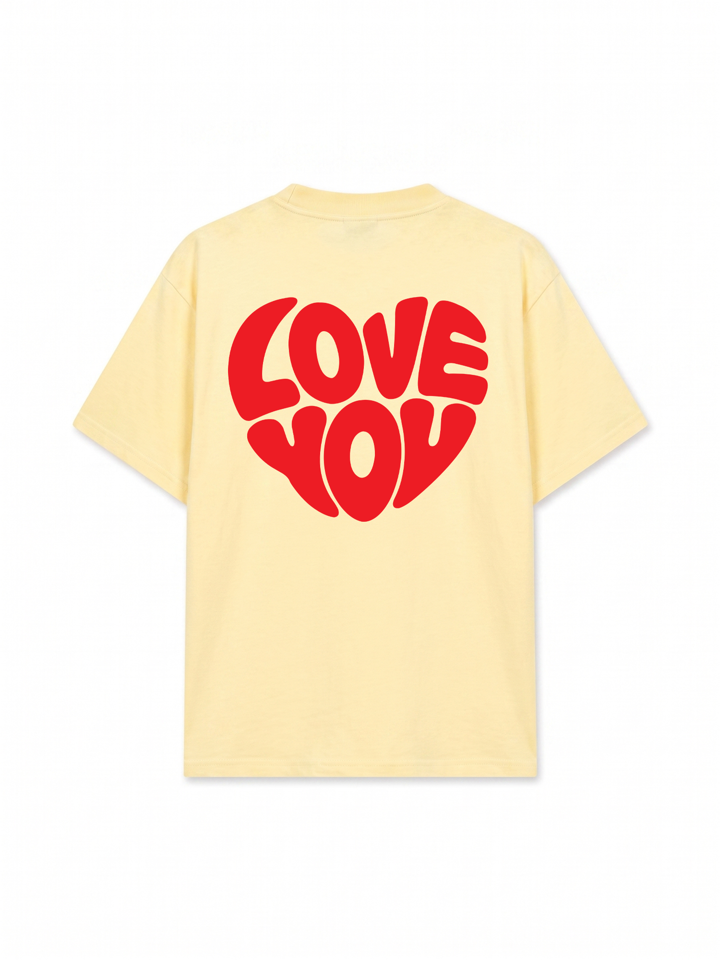 Áo Thun Relaxed Fit Love You Typography