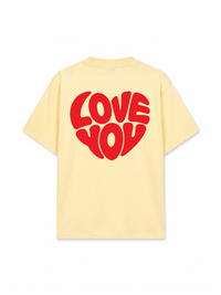 Áo Thun Relaxed Fit Love You Typography