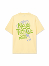 Áo Thun Relaxed Fit Người Tích Cực Uống Matcha