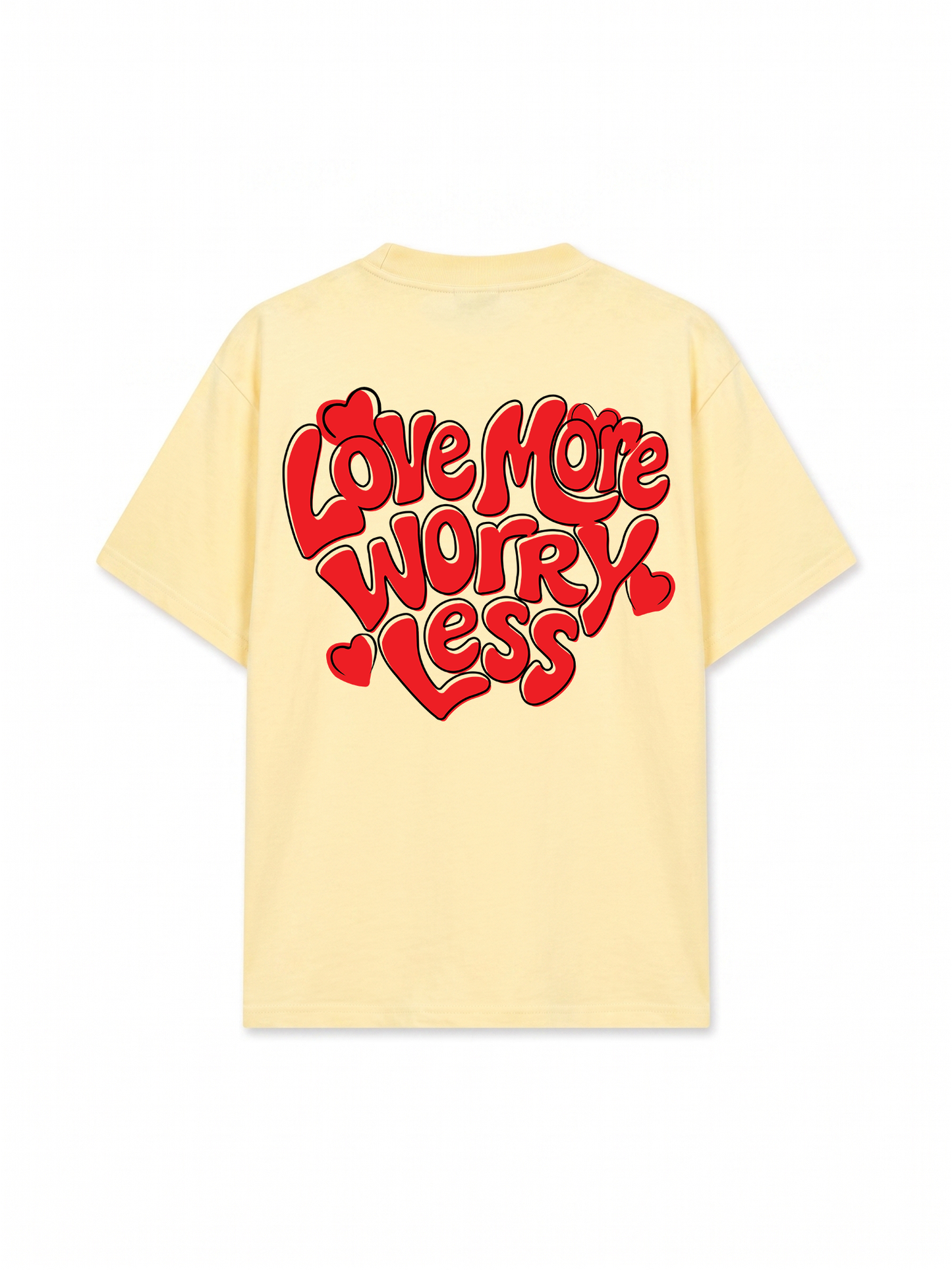 Áo Thun Relaxed Fit Love More Worry Less