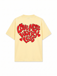 Áo Thun Relaxed Fit Love More Worry Less