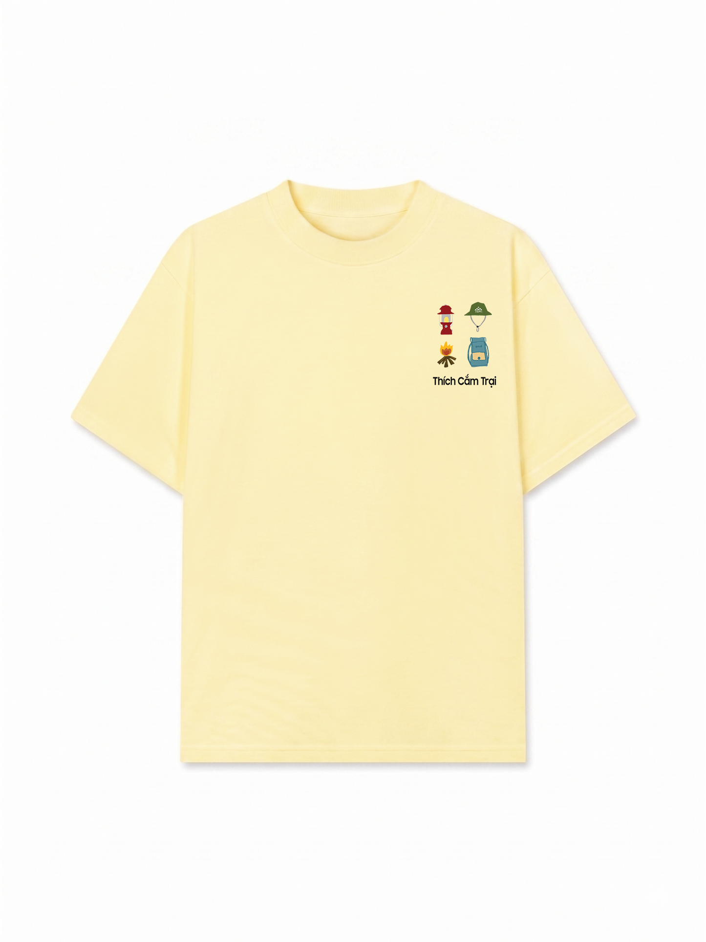 Áo Thun Relaxed Fit Thích Cắm Trại
