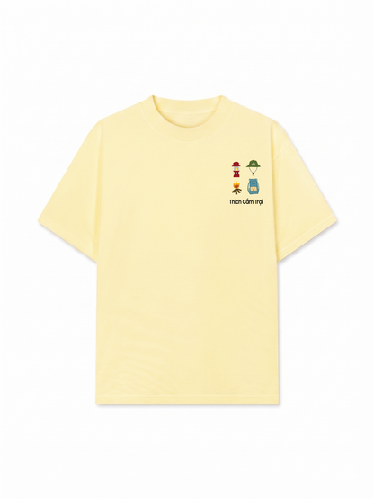Áo Thun Relaxed Fit Thích Cắm Trại