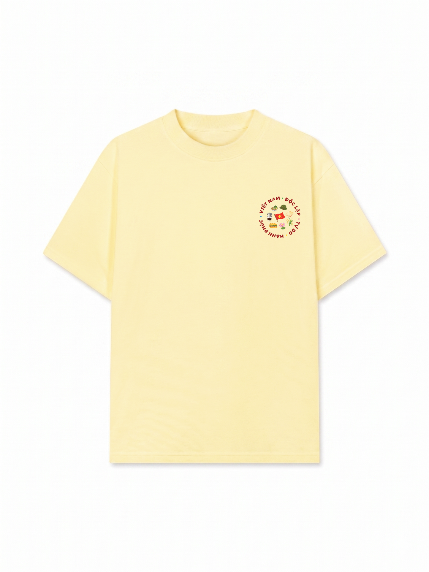 Áo Thun Relaxed Fit Độc Lập Tự Do Hạnh Phúc