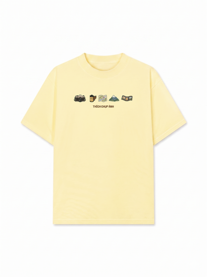Áo Thun Relaxed Fit Thích Chụp Ảnh