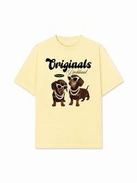 Áo Thun Relaxed Fit Dachhund Originals Blue Tiffany