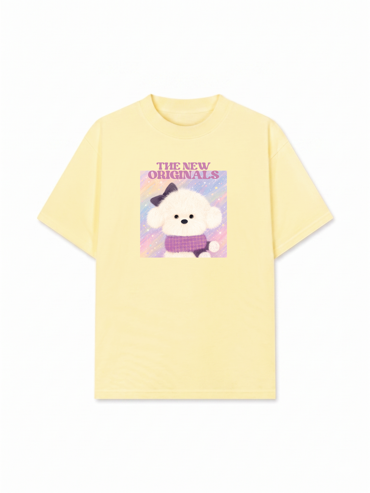 Áo Thun Relaxed Fit Purple Puppy