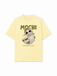 Áo Thun Relaxed Fit Mochi Cat