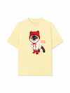 Áo Thun Relaxed Fit Working O'ttreats Red Meow
