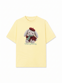 Áo Thun Relaxed Fit Cherry Bunny