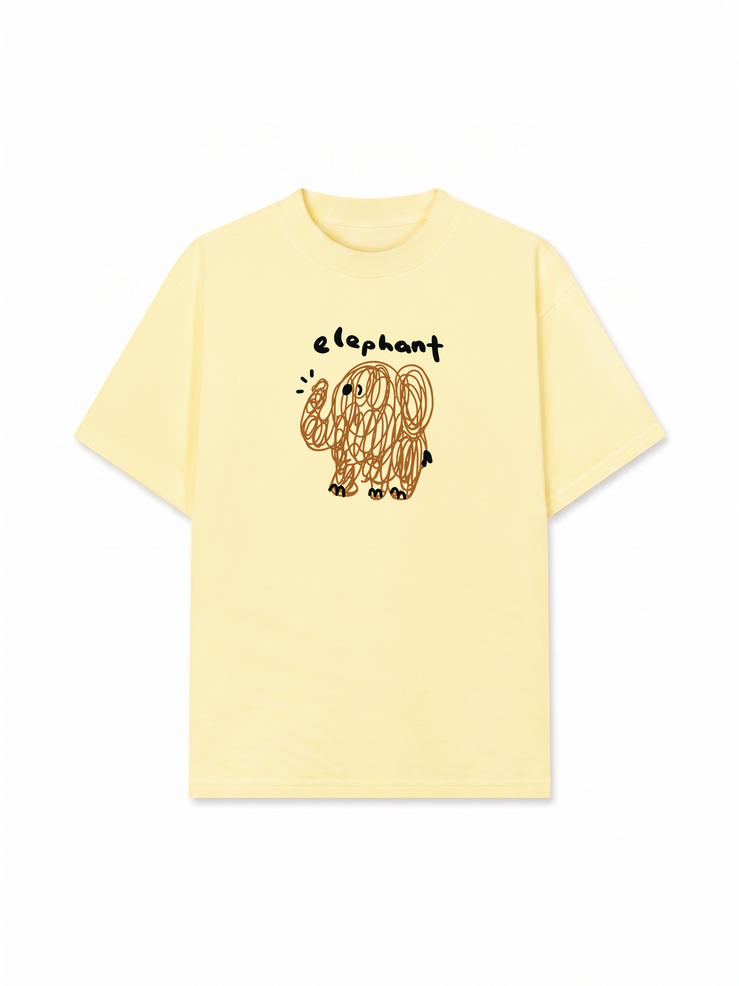 Áo Thun Relaxed Fit Cute Elephant