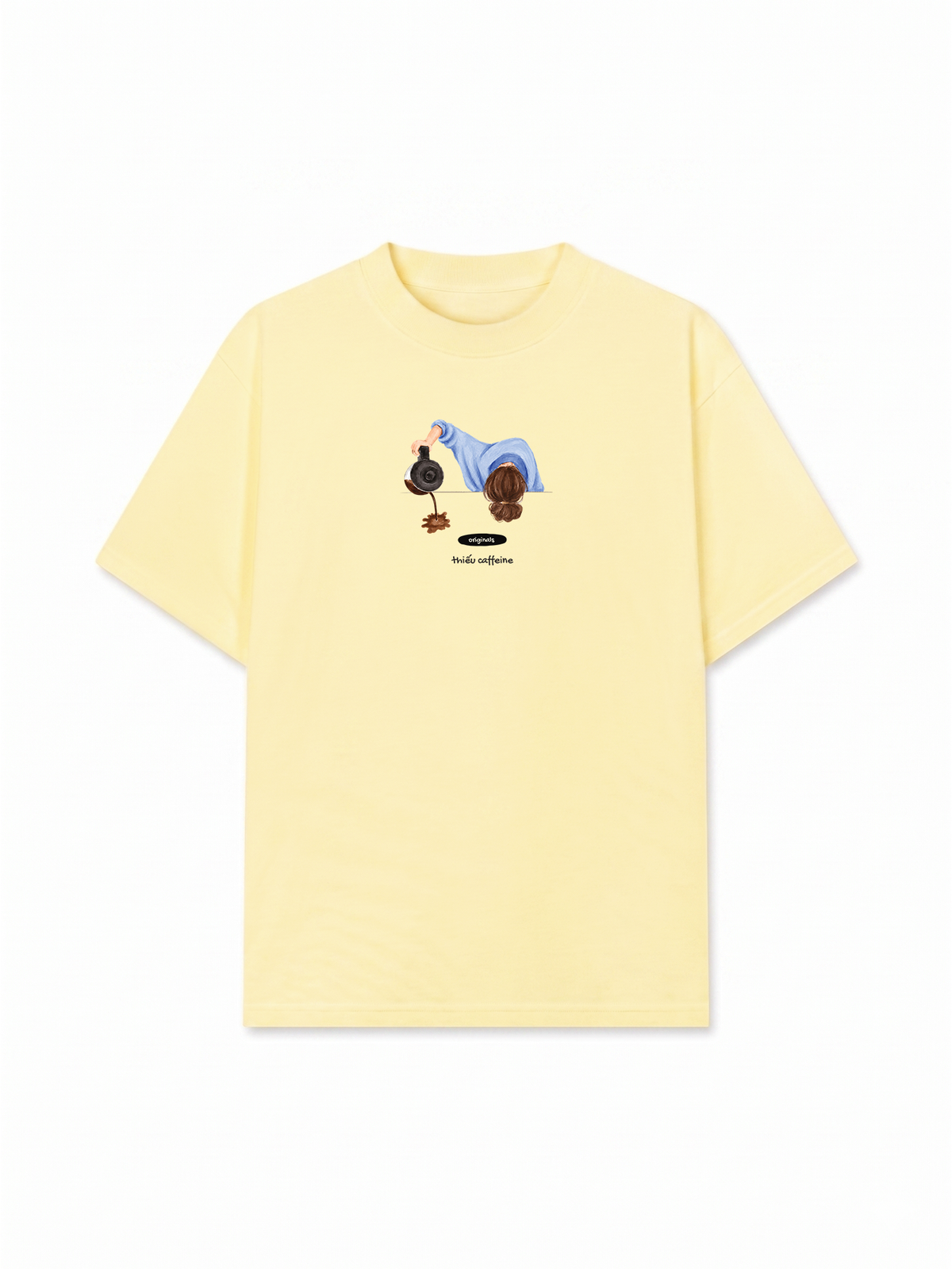 Áo Thun Relaxed Fit Thiếu Caffeine