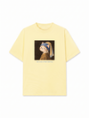 Áo Thun Relaxed Fit Cat with a Pearl Earring