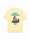 Áo Thun Relaxed Fit Keep Trekking For Girl