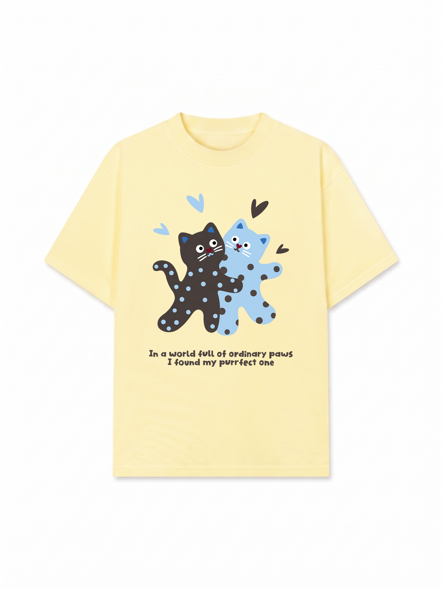 Áo Thun Relaxed Fit Cat Love