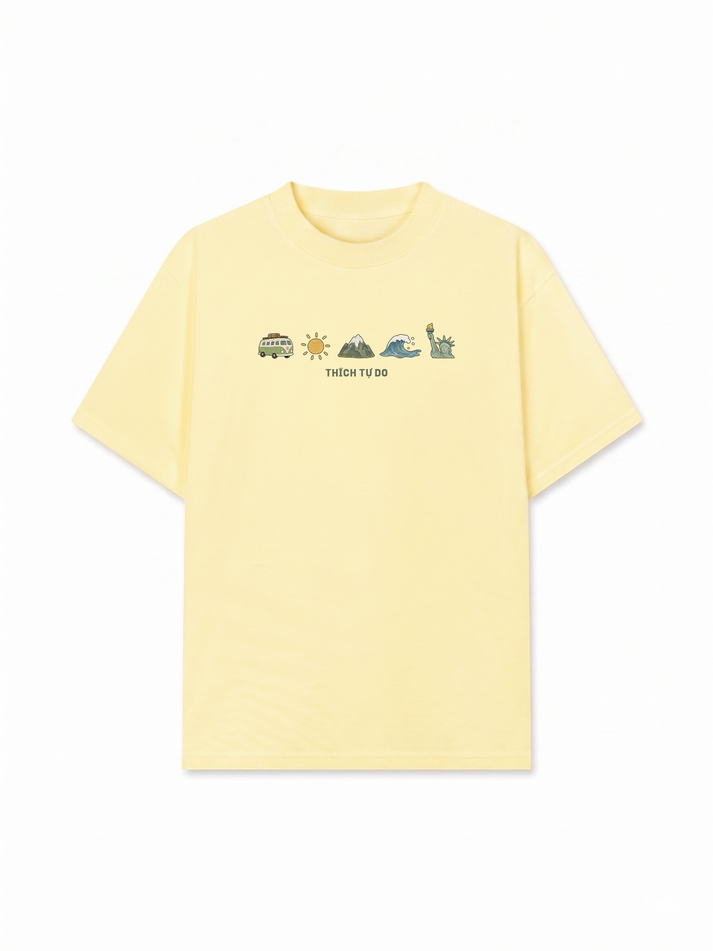 Áo Thun Relaxed Fit Thích Tự Do