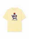 Áo Thun Relaxed Fit Kitten Day Meow With Apple