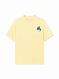 Áo Thun Relaxed Fit Thích Dạo Phố Blue