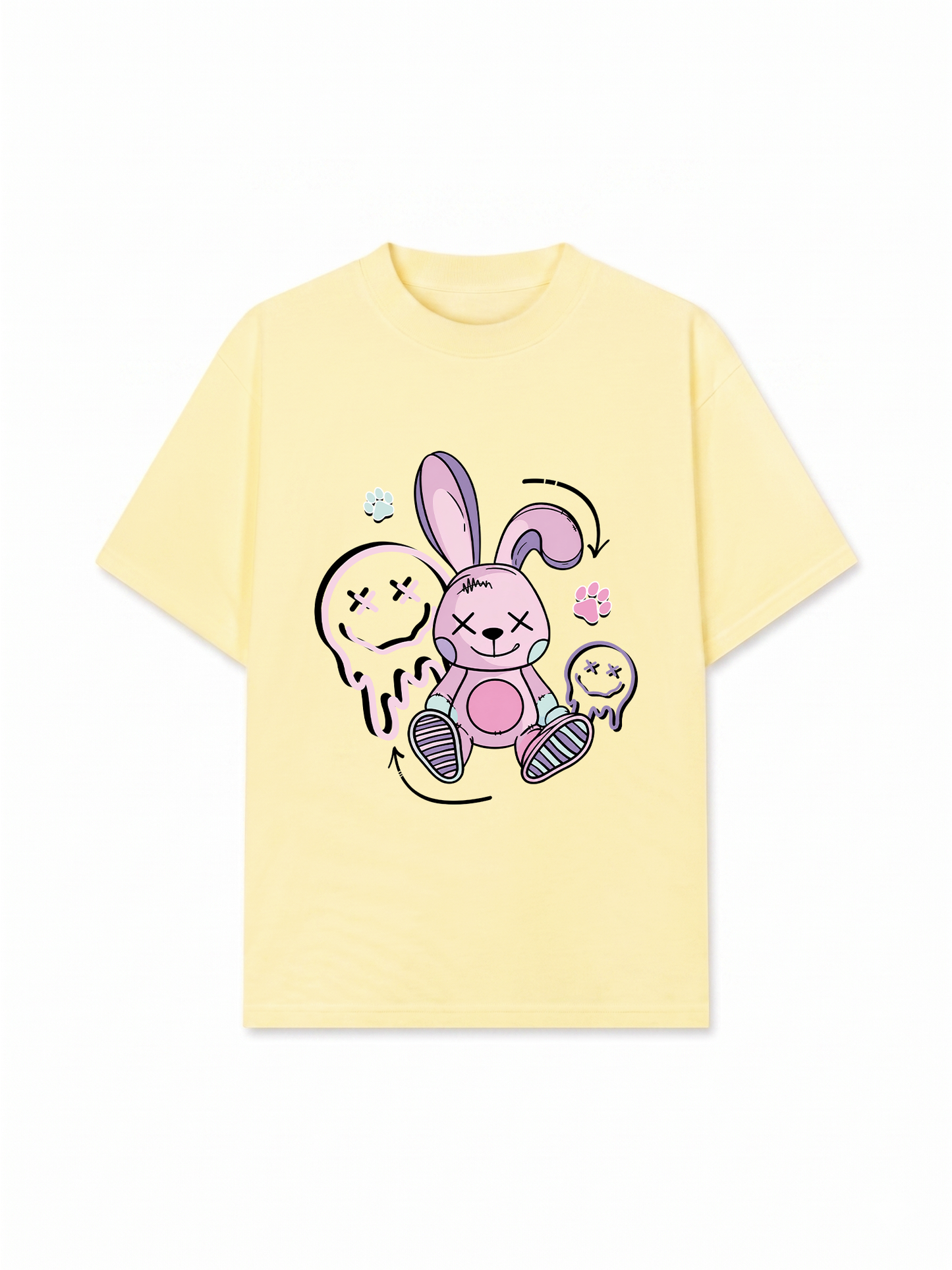 Áo Thun Relaxed Fit Rabbit Smile Face