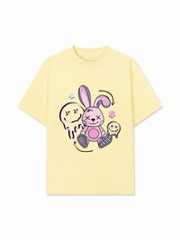 Áo Thun Relaxed Fit Rabbit Smile Face
